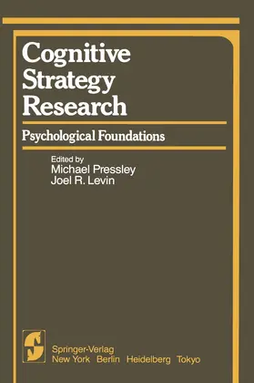 Pressley / Levin |  Cognitive Strategy Research | Buch |  Sack Fachmedien