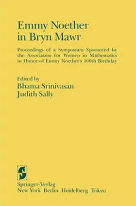 Srinivasan / Sally |  Emmy Noether in Bryn Mawr | eBook | Sack Fachmedien