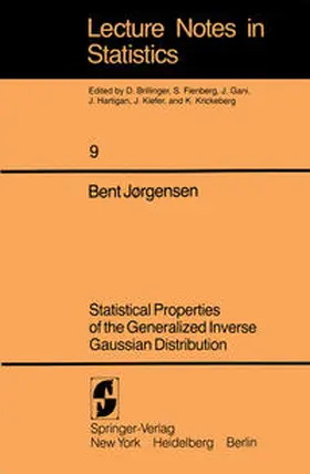 Jorgensen |  Statistical Properties of the Generalized Inverse Gaussian Distribution | eBook | Sack Fachmedien
