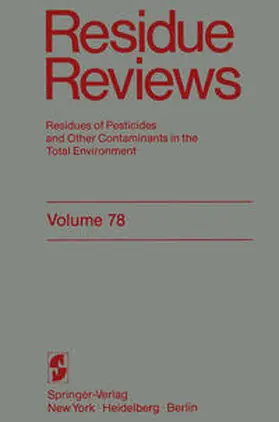 Gunther | Residue Reviews | E-Book | sack.de
