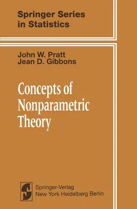 Gibbons / Pratt |  Concepts of Nonparametric Theory | Buch |  Sack Fachmedien
