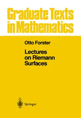 Forster |  Lectures on Riemann Surfaces | eBook | Sack Fachmedien