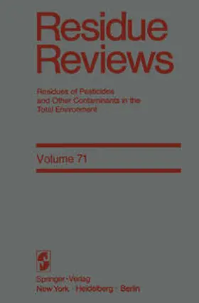 Gunther | Residue Reviews | E-Book | sack.de