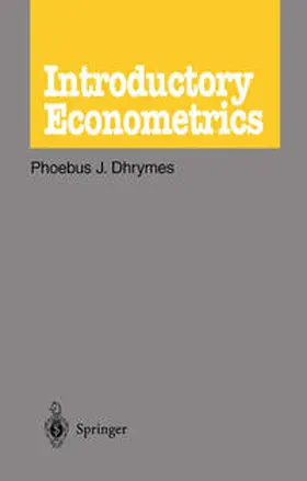 Dhrymes |  Introductory Econometrics | eBook | Sack Fachmedien