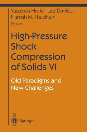 Horie / Thadani / Davison |  High-Pressure Shock Compression of Solids VI | Buch |  Sack Fachmedien