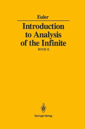 Euler |  Introduction to Analysis of the Infinite | Buch |  Sack Fachmedien