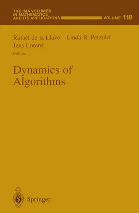 Llave / Petzold / Lorenz |  Dynamics of Algorithms | Buch |  Sack Fachmedien