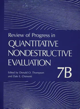 Chimenti / Thompson |  Review of Progress in Quantitative Nondestructive Evaluation | Buch |  Sack Fachmedien