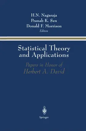 Nagaraja / Morrison / Sen |  Statistical Theory and Applications | Buch |  Sack Fachmedien