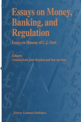 Kool / van Veen / Muysken |  Essays on Money, Banking, and Regulation | Buch |  Sack Fachmedien