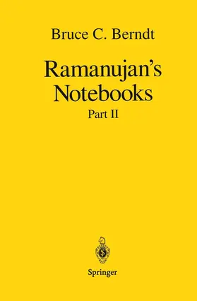 Berndt |  Ramanujan's Notebooks | Buch |  Sack Fachmedien