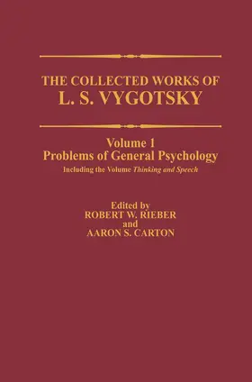 Vygotsky / Carton / Rieber |  The Collected Works of L. S. Vygotsky | Buch |  Sack Fachmedien