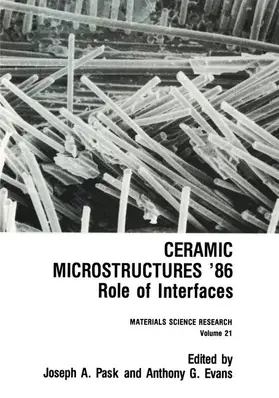 Pask / Evans |  Ceramic Microstructures '86 | Buch |  Sack Fachmedien