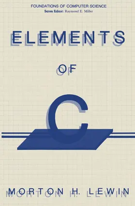 Lewin | Elements of C | Buch | 978-1-4612-9271-5 | sack.de