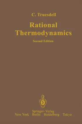 Truesdell |  Rational Thermodynamics | Buch |  Sack Fachmedien