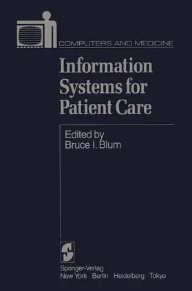 Blum |  Information Systems for Patient Care | Buch |  Sack Fachmedien
