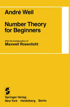 Weil |  Number Theory for Beginners | eBook | Sack Fachmedien