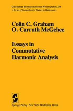 Graham / McGehee | Essays in Commutative Harmonic Analysis | E-Book | www2.sack.de