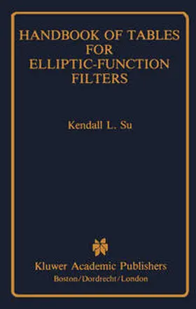 Su | Handbook of Tables for Elliptic-Function Filters | E-Book | www2.sack.de