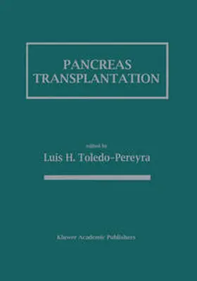 Toledo-Pereyra | Pancreas Transplantation | E-Book | sack.de