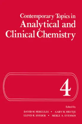 Hercules / Hieftje / Snyder |  Contemporary Topics in Analytical and Clinical Chemistry | eBook | Sack Fachmedien