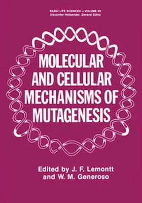 Lemontt |  Molecular and Cellular Mechanisms of Mutagenesis | eBook | Sack Fachmedien