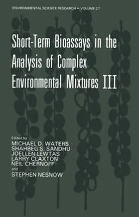 Waters |  Short-Term Bioassays in the Analysis of Complex Environmental Mixtures III | eBook | Sack Fachmedien