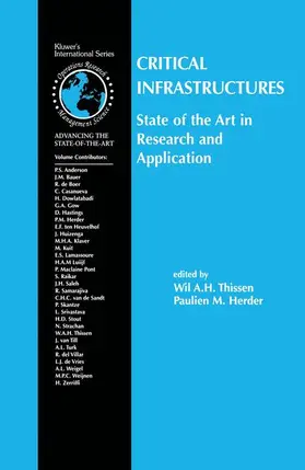 Herder / Thissen |  Critical Infrastructures State of the Art in Research and Application | Buch |  Sack Fachmedien