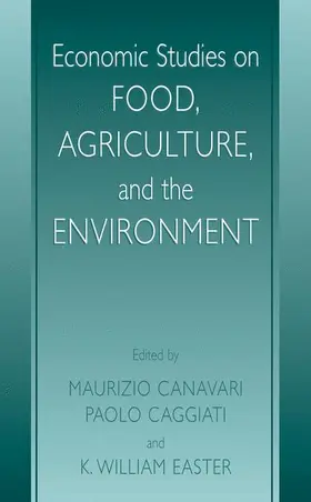 Canavari / Easter / Caggiati |  Economic Studies on Food, Agriculture, and the Environment | Buch |  Sack Fachmedien