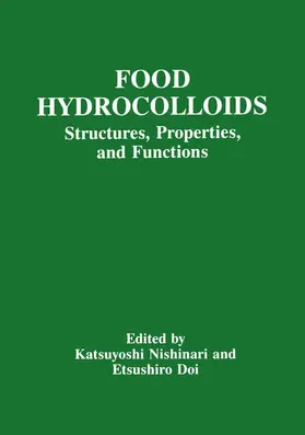 Doi / Nishinari |  Food Hydrocolloids | Buch |  Sack Fachmedien