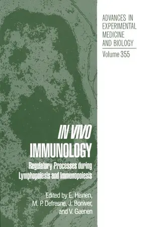 Heinen / Geenen / Defresne |  In Vivo Immunology | Buch |  Sack Fachmedien