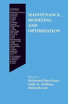 Ben-Daya / Duffuaa / Raouf |  Maintenance, Modeling and Optimization | Buch |  Sack Fachmedien
