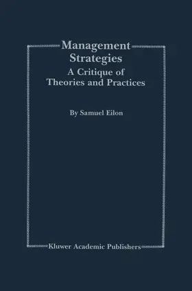 Eilon |  Management Strategies | Buch |  Sack Fachmedien