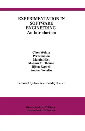 Wohlin / Runeson / Höst |  Experimentation in Software Engineering | Buch |  Sack Fachmedien