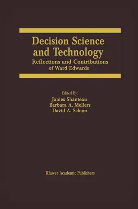 Shanteau / Mellers / Schum |  Decision Science and Technology | Buch |  Sack Fachmedien