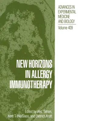 Sehon / Kraft / HayGlass |  New Horizons in Allergy Immunotherapy | Buch |  Sack Fachmedien