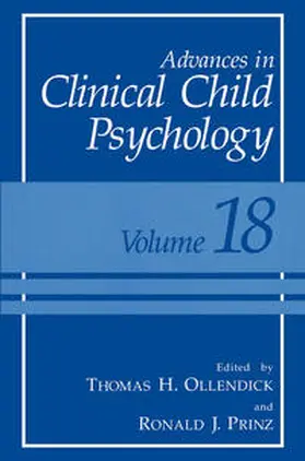 Prinz / Ollendick |  Advances in Clinical Child Psychology | Buch |  Sack Fachmedien