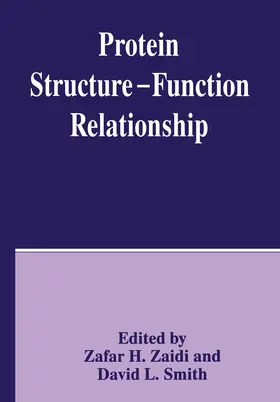 Zaidi / Smith |  Protein Structure - Function Relationship | Buch |  Sack Fachmedien