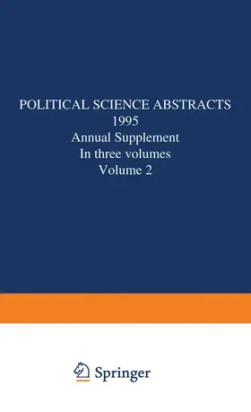  Political Science Abstracts | Buch |  Sack Fachmedien