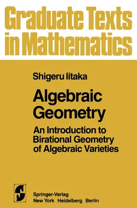 Iitaka |  Algebraic Geometry | Buch |  Sack Fachmedien
