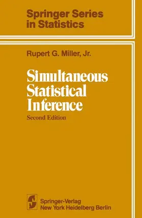 Miller |  Simultaneous Statistical Inference | Buch |  Sack Fachmedien