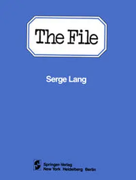 Lang | The File | E-Book | sack.de