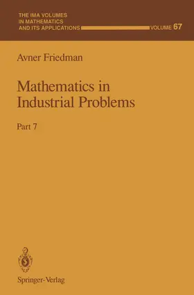 Friedman |  Mathematics in Industrial Problems | Buch |  Sack Fachmedien