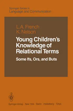 French / Nelson |  Young Children’s Knowledge of Relational Terms | eBook | Sack Fachmedien
