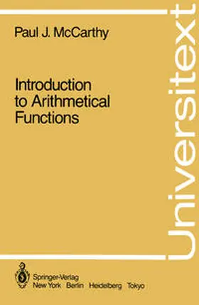 McCarthy |  Introduction to Arithmetical Functions | eBook | Sack Fachmedien