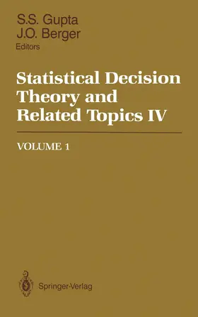 Berger / Gupta |  Statistical Decision Theory and Related Topics IV | Buch |  Sack Fachmedien