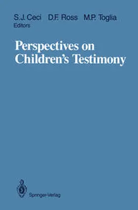 Ceci / Toglia / Ross |  Perspectives on Children's Testimony | Buch |  Sack Fachmedien