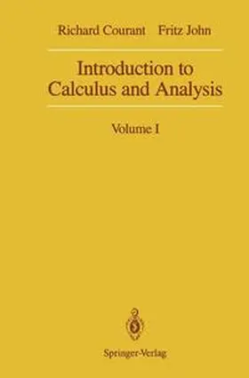 Courant / John |  Introduction to Calculus and Analysis | Buch |  Sack Fachmedien