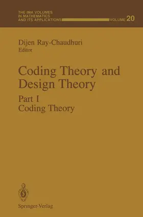 Ray-Chaudhuri |  Coding Theory and Design Theory | Buch |  Sack Fachmedien