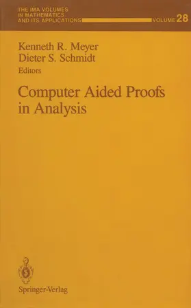 Schmidt / Meyer |  Computer Aided Proofs in Analysis | Buch |  Sack Fachmedien